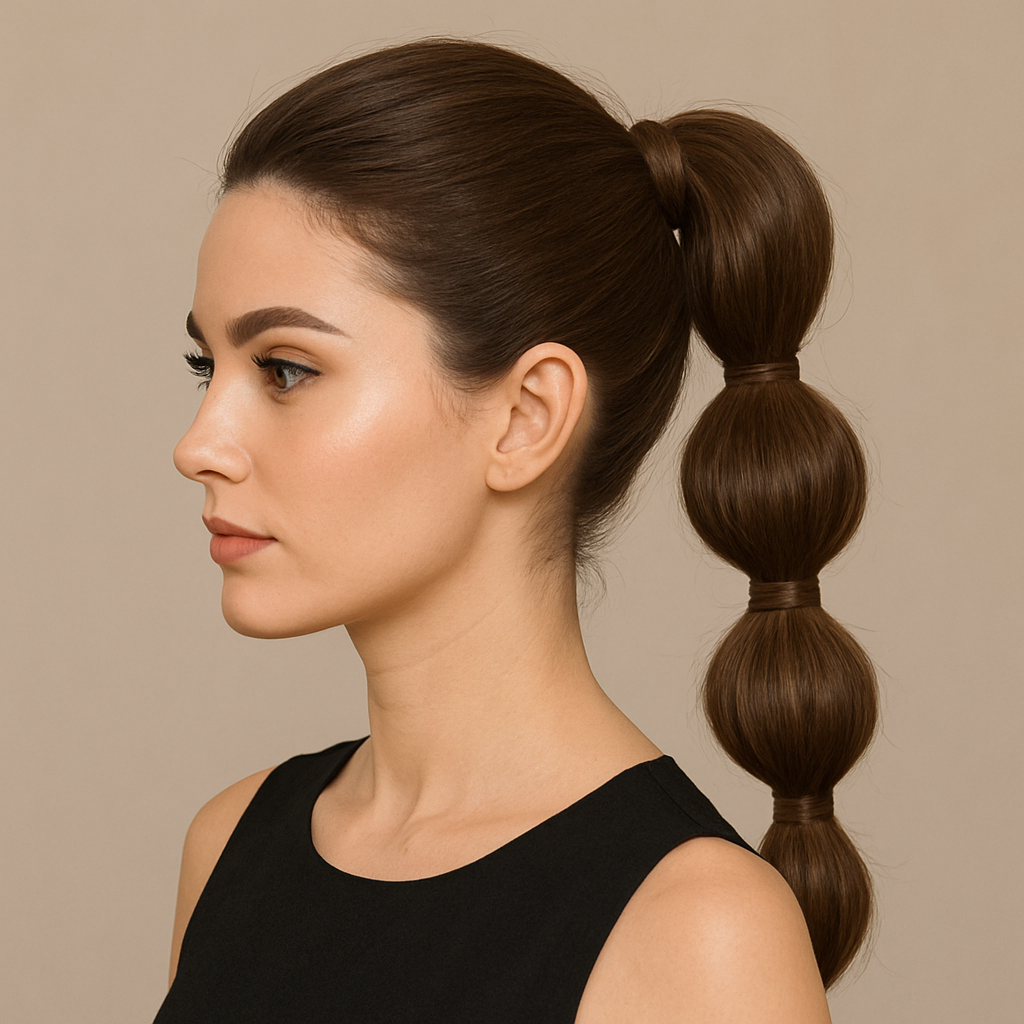 Bubble Wrapped Ponytail
