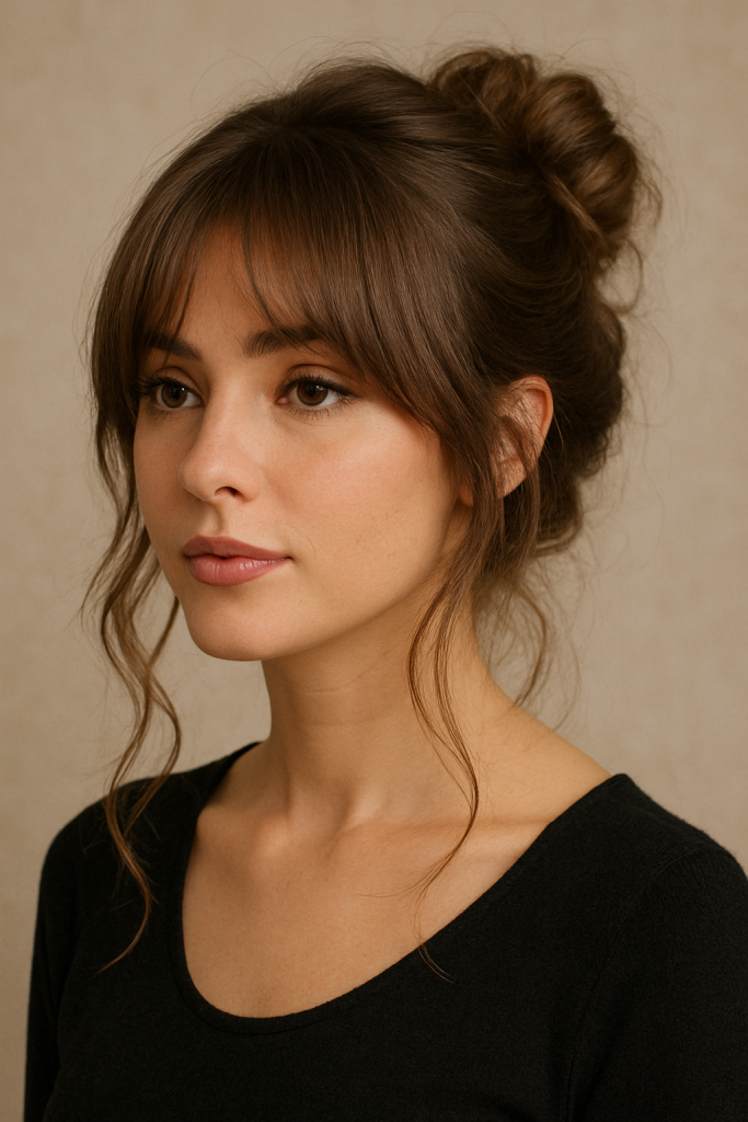 Messy Bun or Loose Chignon