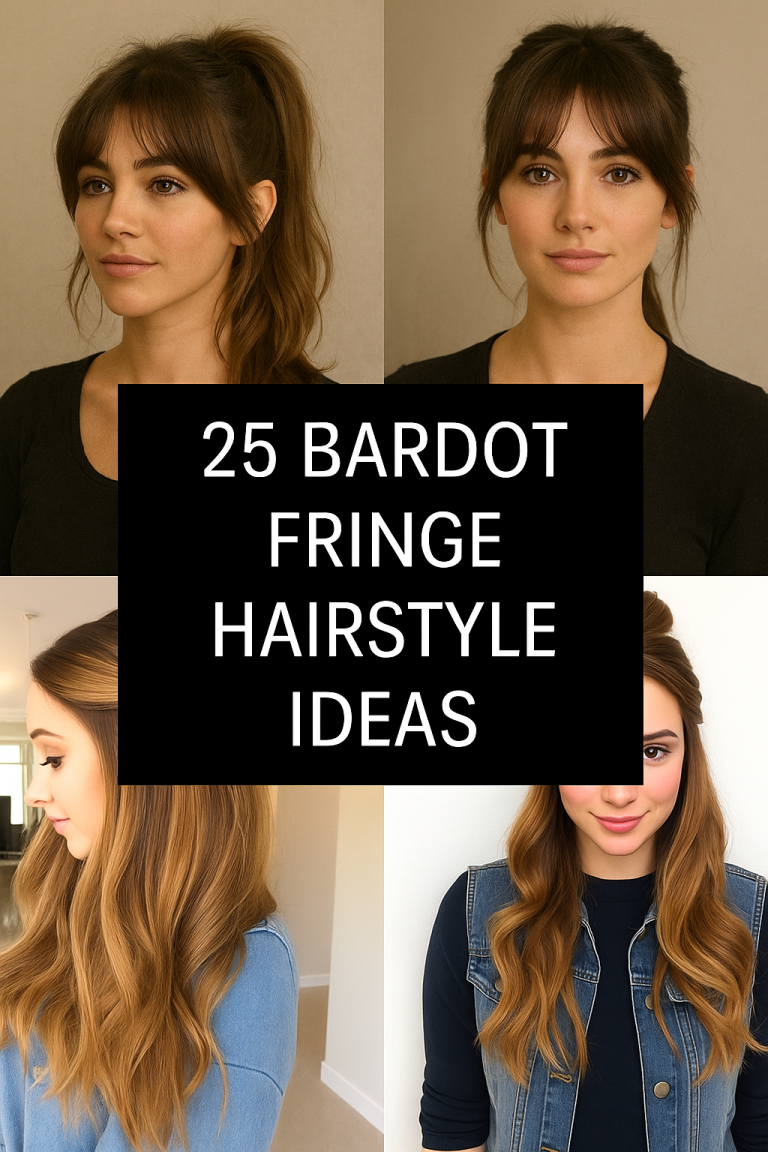 25 Bardot Fringe Hairstyle Ideas