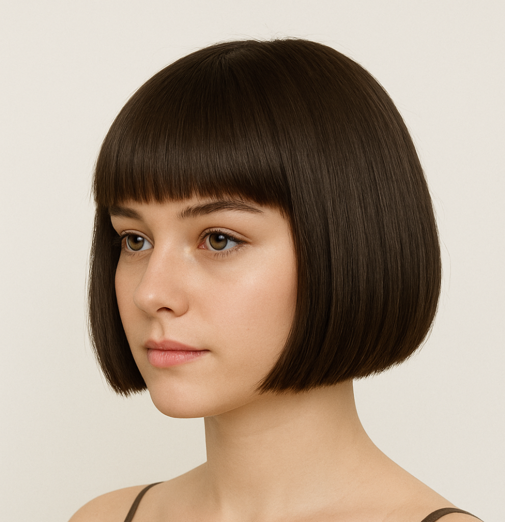 Blunt Pageboy Bob