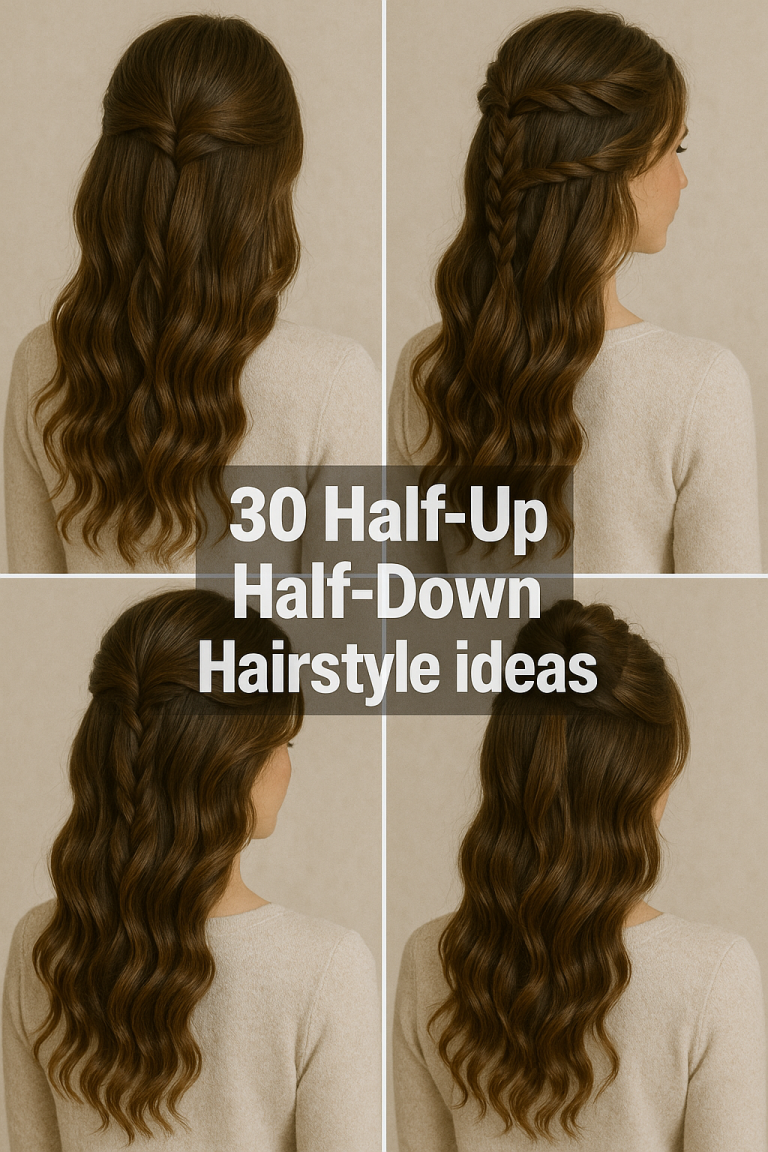 Half-Up Half-Down Hairstyles