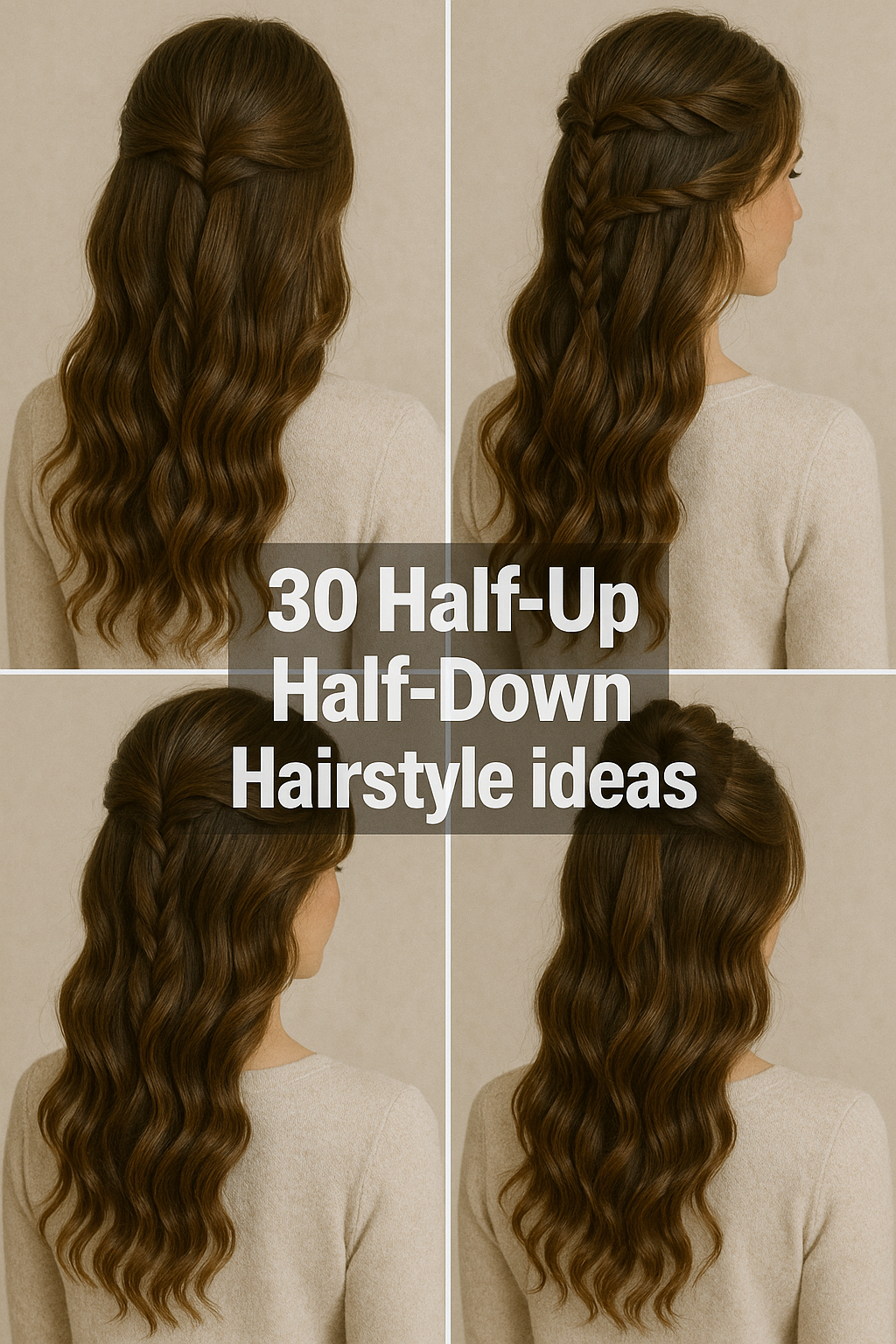 Half-Up Half-Down Hairstyles