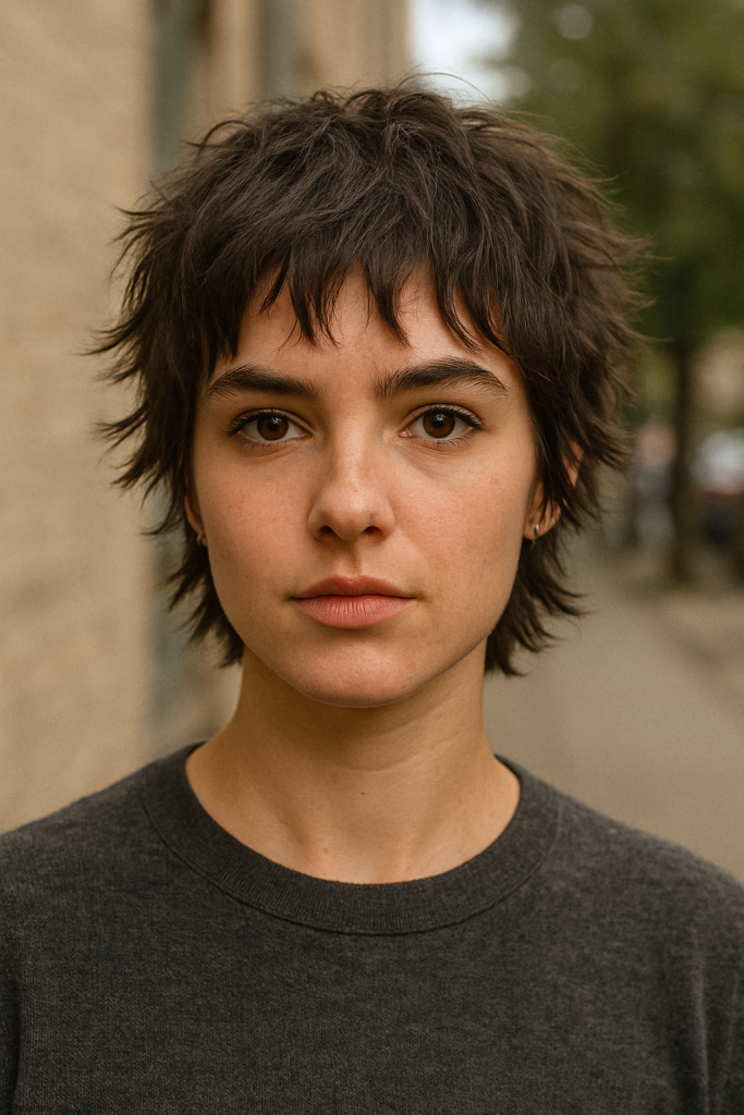 Textured Bixie with Choppy Ends