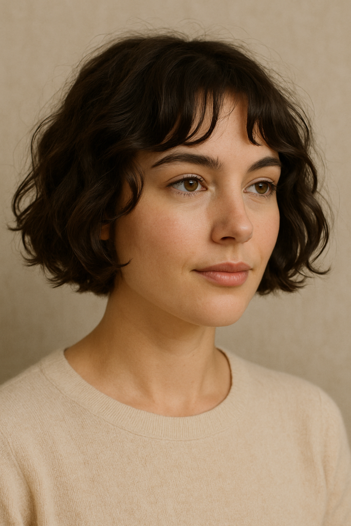 Wavy Textured French Bob
