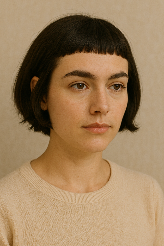 French Bob with Micro Bangs